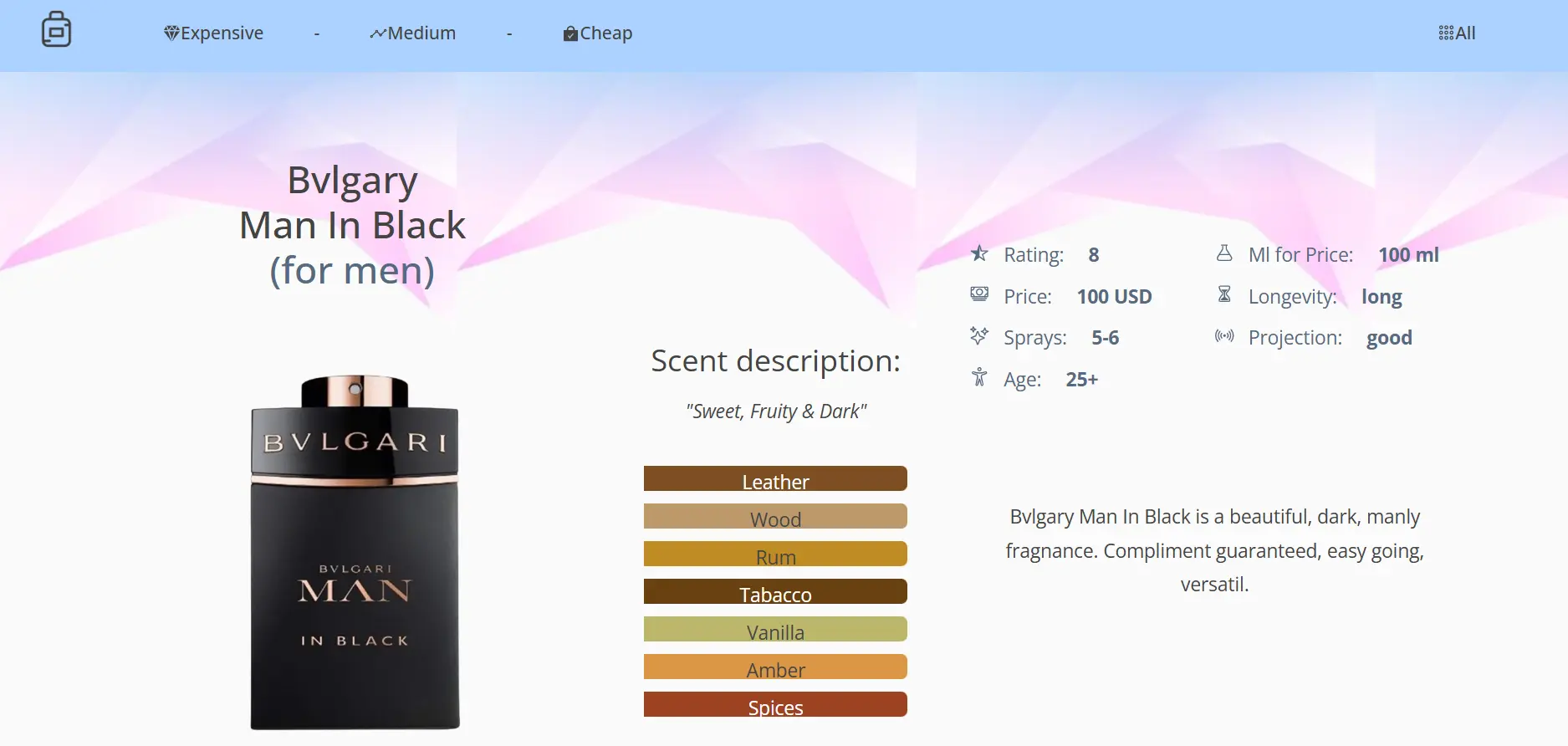 meine homepage example