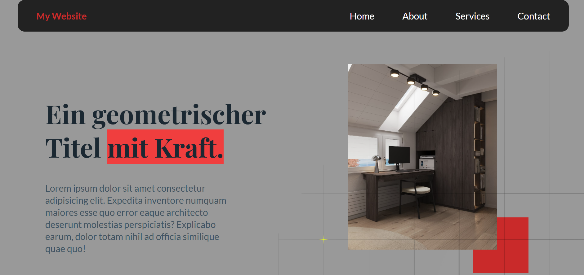 meine homepage example